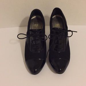 Impo Black Taffie Heeled Oxford